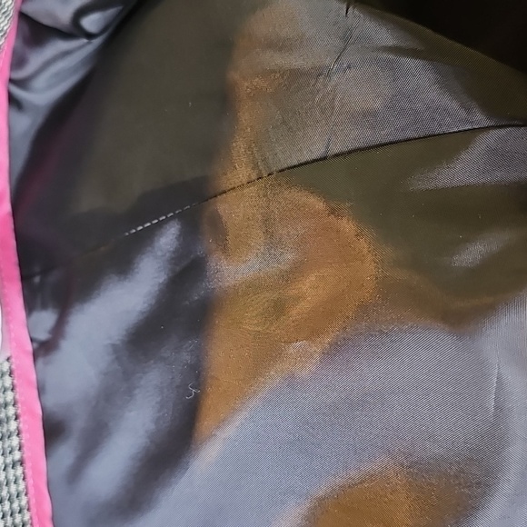 Black Houndstooth Wide-Leg Pants. Academia Dark Black and White Wide Leg Size 12 - Picture 10 of 11